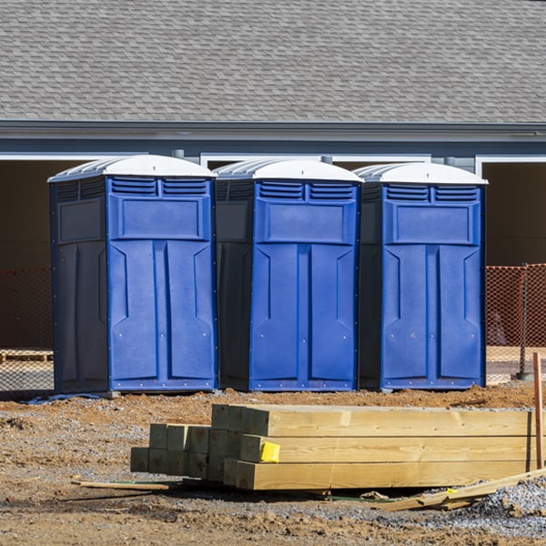 how do i determine the correct number of porta potties necessary for my event in Point Blank
